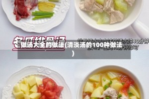 做汤大全的做法(清淡汤的100种做法)