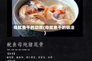 母鱿鱼干的功效(母鱿鱼干的做法)