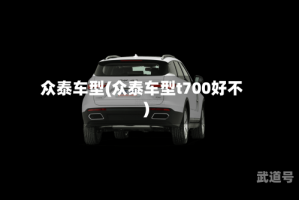 众泰车型(众泰车型t700好不)