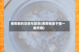薄荷粥的功效与禁忌(薄荷粥属于哪一类药膳)