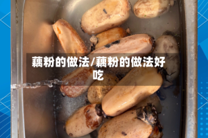 藕粉的做法/藕粉的做法好吃