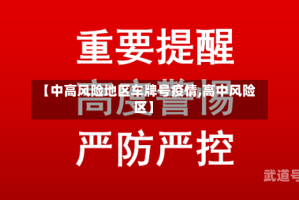 【中高风险地区车牌号疫情,高中风险区】