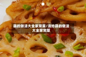藕的做法大全家常菜/清炒藕的做法大全家常菜