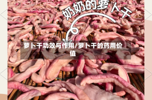 萝卜干功效与作用/萝卜干的药用价值