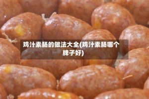 鸡汁素肠的做法大全(鸡汁素肠哪个牌子好)