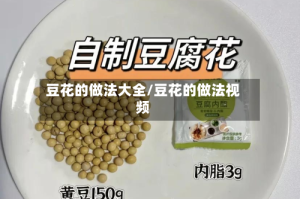 豆花的做法大全/豆花的做法视频