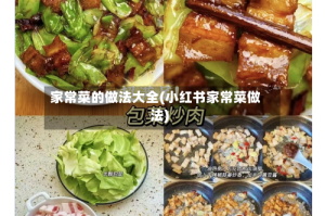 家常菜的做法大全(小红书家常菜做法)